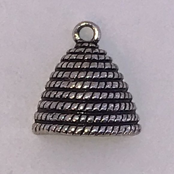 Pewter Beehive Charm - Picture 1 of 2